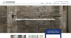 Desktop Screenshot of exclusiveglassandmirror.com